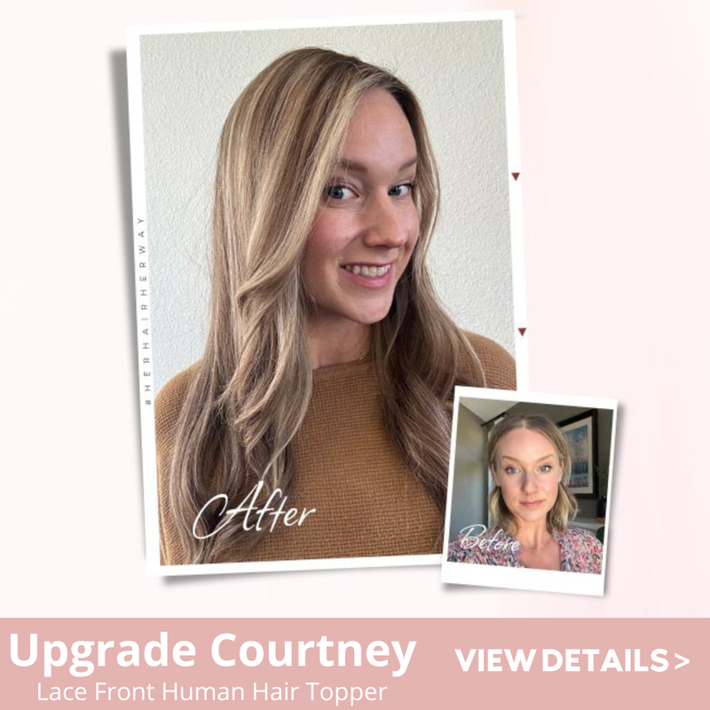 Upgrade Courtney hair topper
