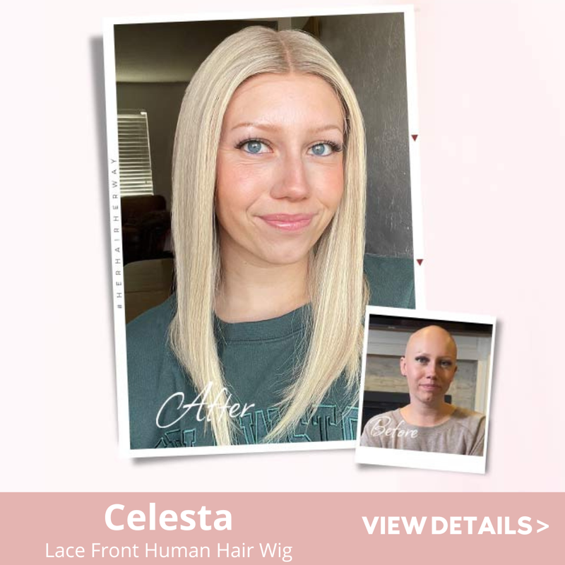 Celesta human hair wig