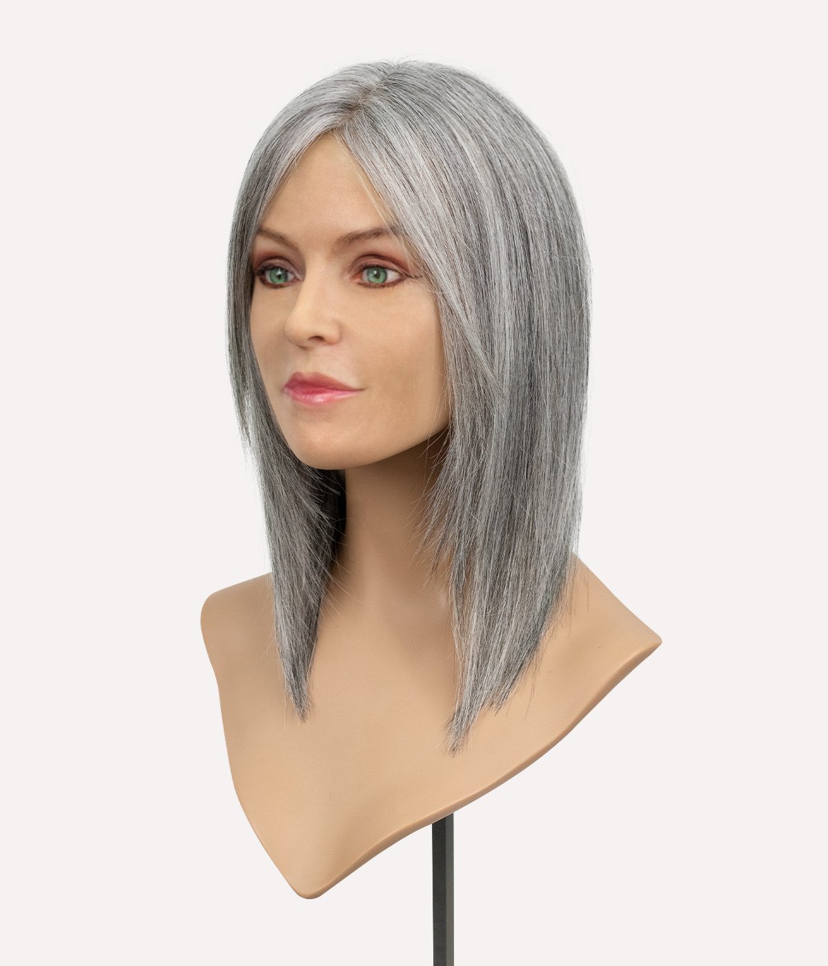 Sylvia grey hair topper