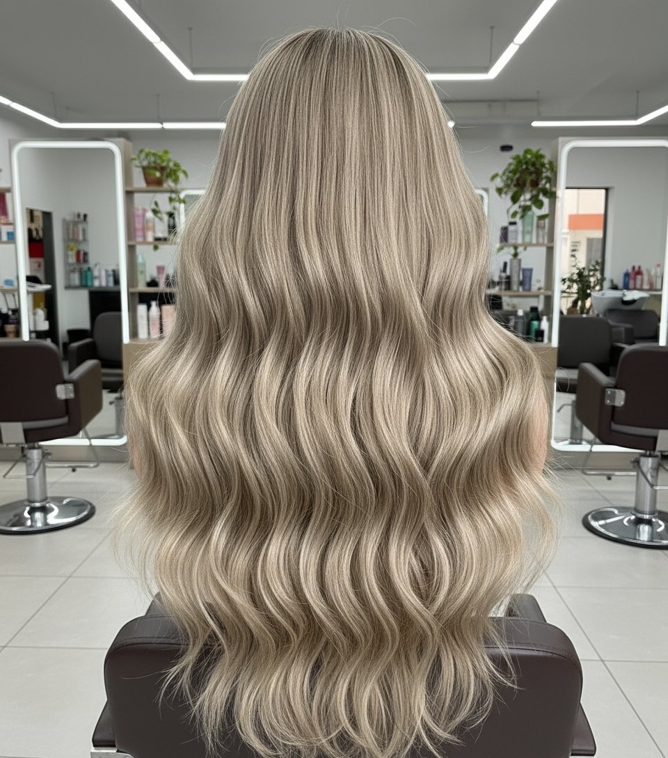 Candle Glow D | Blonde Balayage Remy Human Hair Lace Front Wig