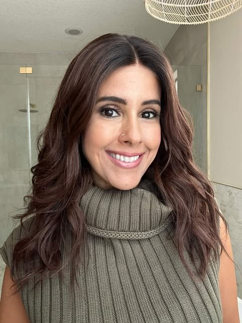 Sophia | Rooted Warm Chocolate Remy Human Hair Lace Top Wig S/M | Low Density | Lightly Bleached Knots