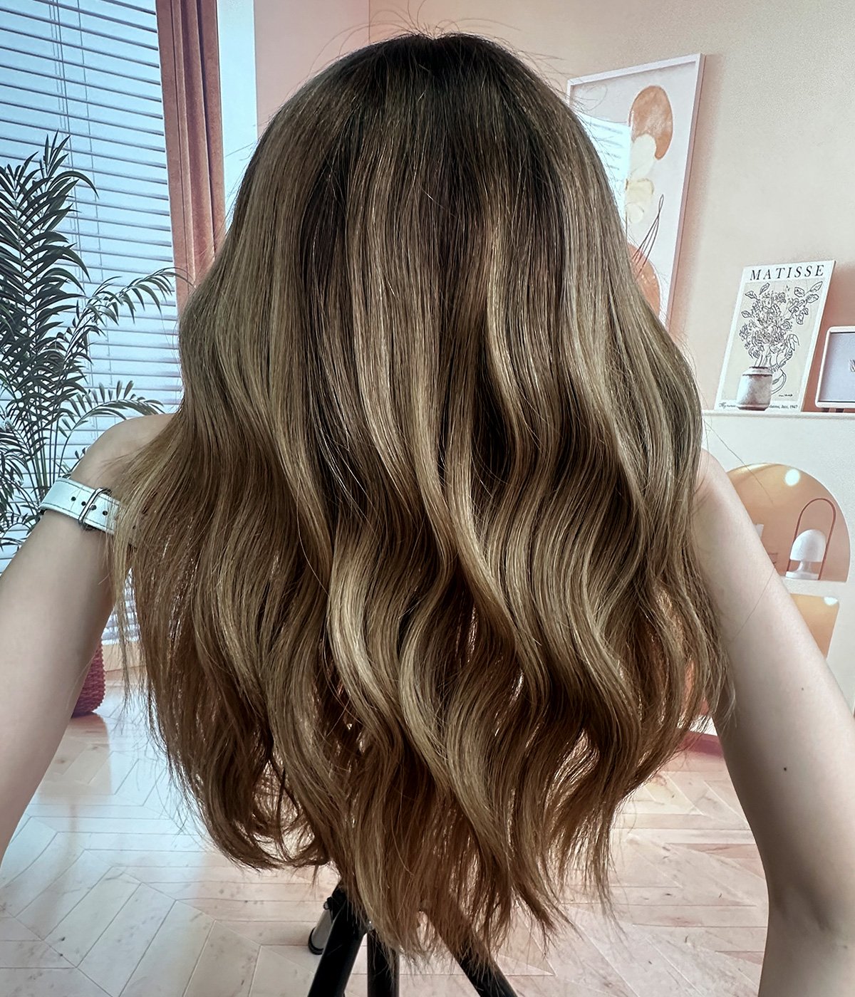 ColorLab D | Brunette Balayage Remy Human Hair Lace Front Wig