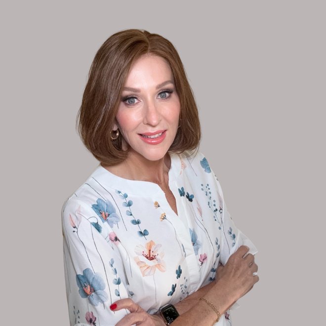 Willow | Medium Brown Bob Remy Human Hair Lace Front Wig| Low Density | Petite Size