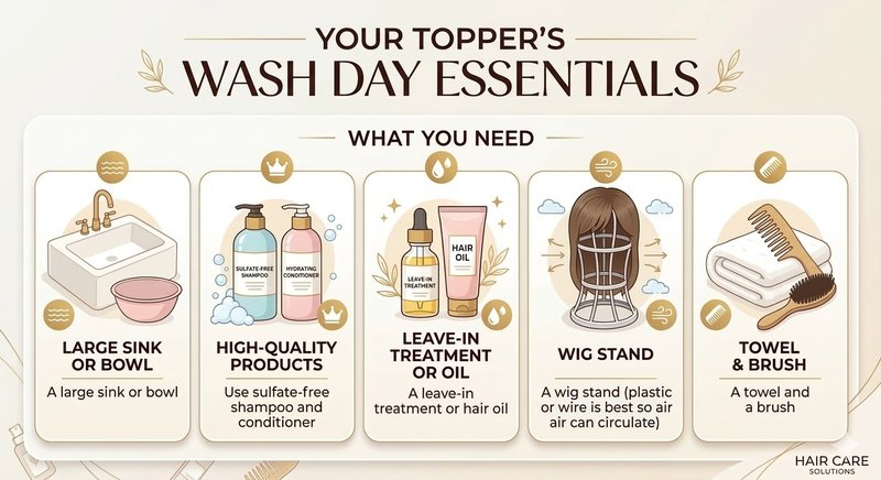 hair topper washing day essential