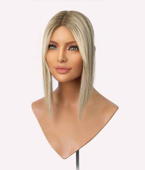 3” x 4” Velora Lace Top Human Hair Topper | Ultra Breathable