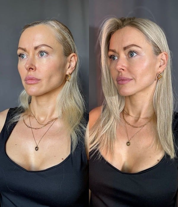 human hair topper, featherlight topper