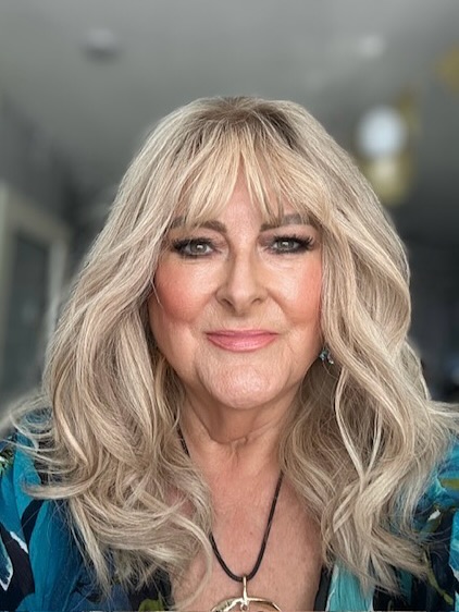 Hair changes everything! Featuring the Breeze Closed topper in Vanilla Butter Blonde