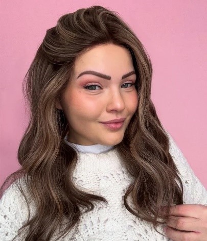 Natalie | Smoky Hazelnut Remy Human Hair Lace Front Wig S/M