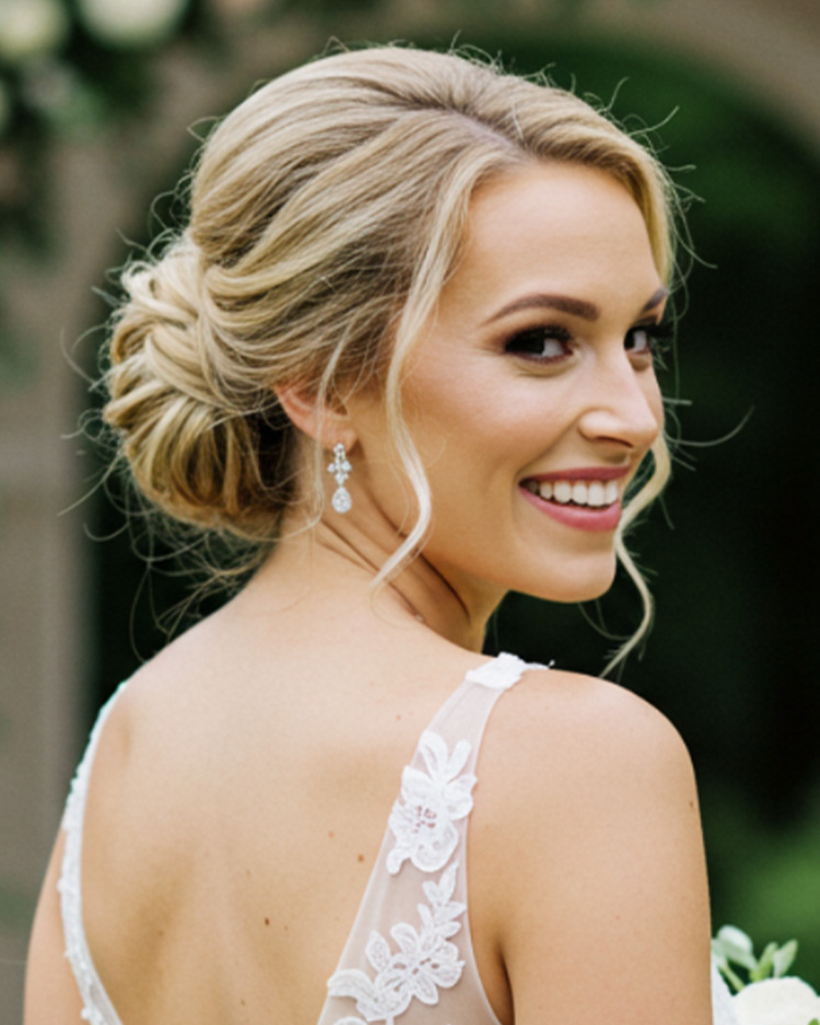 Delphine | Vanilla Butter Blonde Remy Human Hair Ponytail Lace Front Wig | Two Size Options