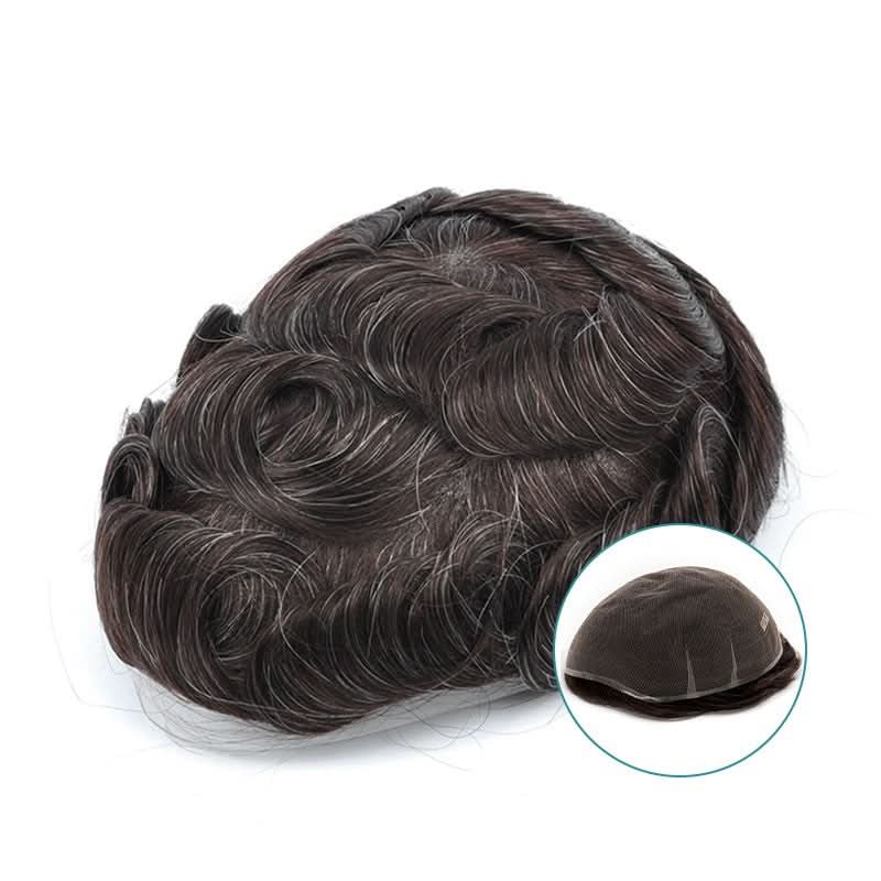 Sanders |80% Light Density Full Lace Hair System | Breathable and Light