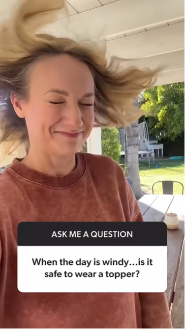 hair topper windy test